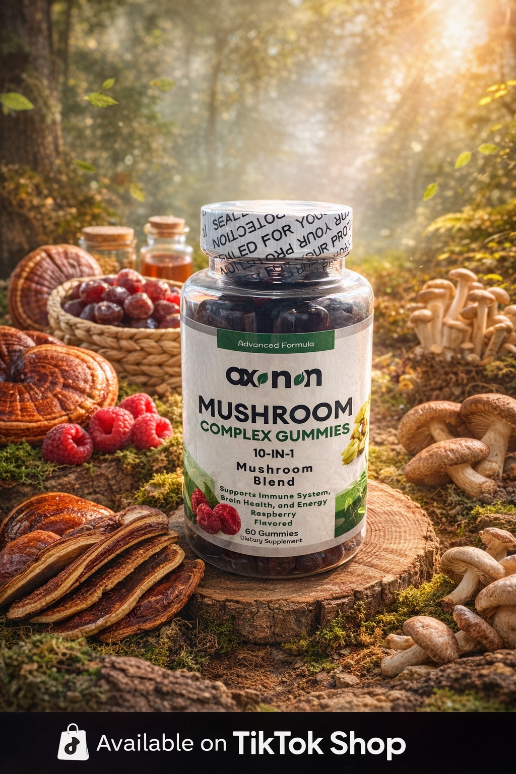 Mushroom complex gummy